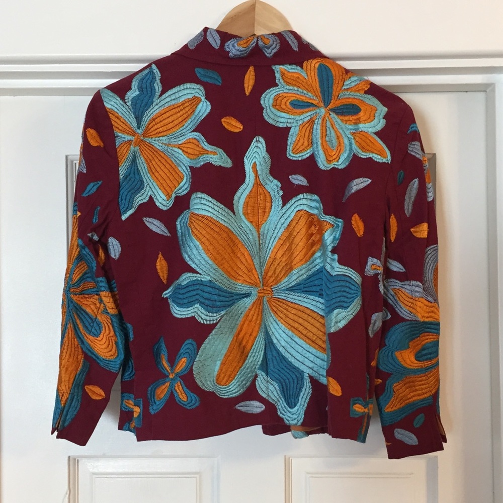 ✨ANTHRO✨Ett:twa Woodstock Embroideried Jacket - Picture 6 of 8